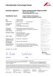 prüfbericht rc2-rc2n - holz 1 flügel