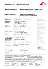 prüfbericht rc2-rc2n - holz 2 flügel