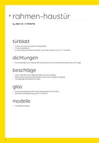 haustüren - technischer katalog 