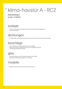 haustüren - technischer katalog 