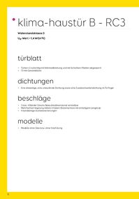 haustüren - technischer katalog 