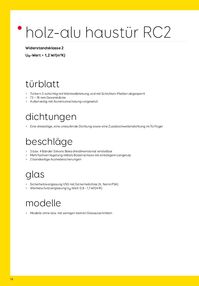 haustüren - technischer katalog 