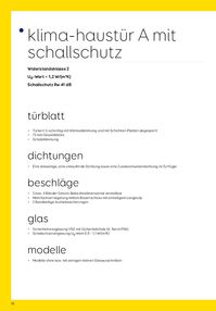 haustüren - technischer katalog 