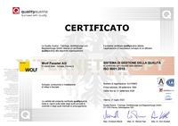 certificato ISO