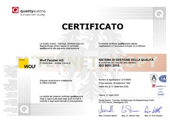 certificato ISO