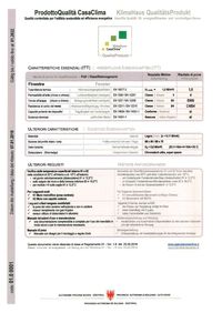 certificato prodotto CasaClima - holz 88