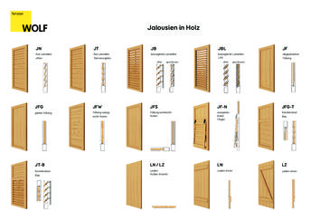 jalousien in holz